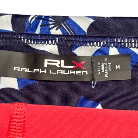 Ralph Lauren RLX Beach Umbrella Print Golf Skort M Tennis Hiking Skirt Flounce - Picture 12 of 12